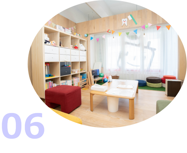 充実したキッズスペース